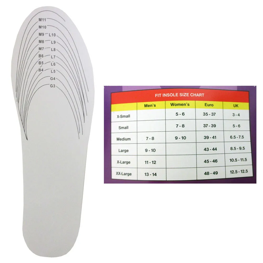 1 Pair Shoe Insoles Absorb Odor 4D Comfort Pain Relief Cushioning Soft Sole Unisex