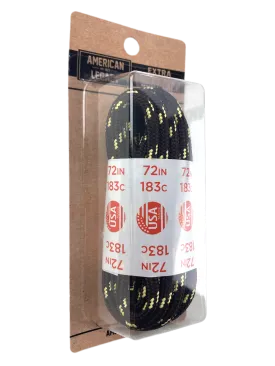 American Legacy ® Extra Heavy Duty Tactical Boot Laces | Black/Natural