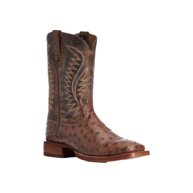 Ariat Men's Full Quill Ostrich Gallup Mocha Western Boots