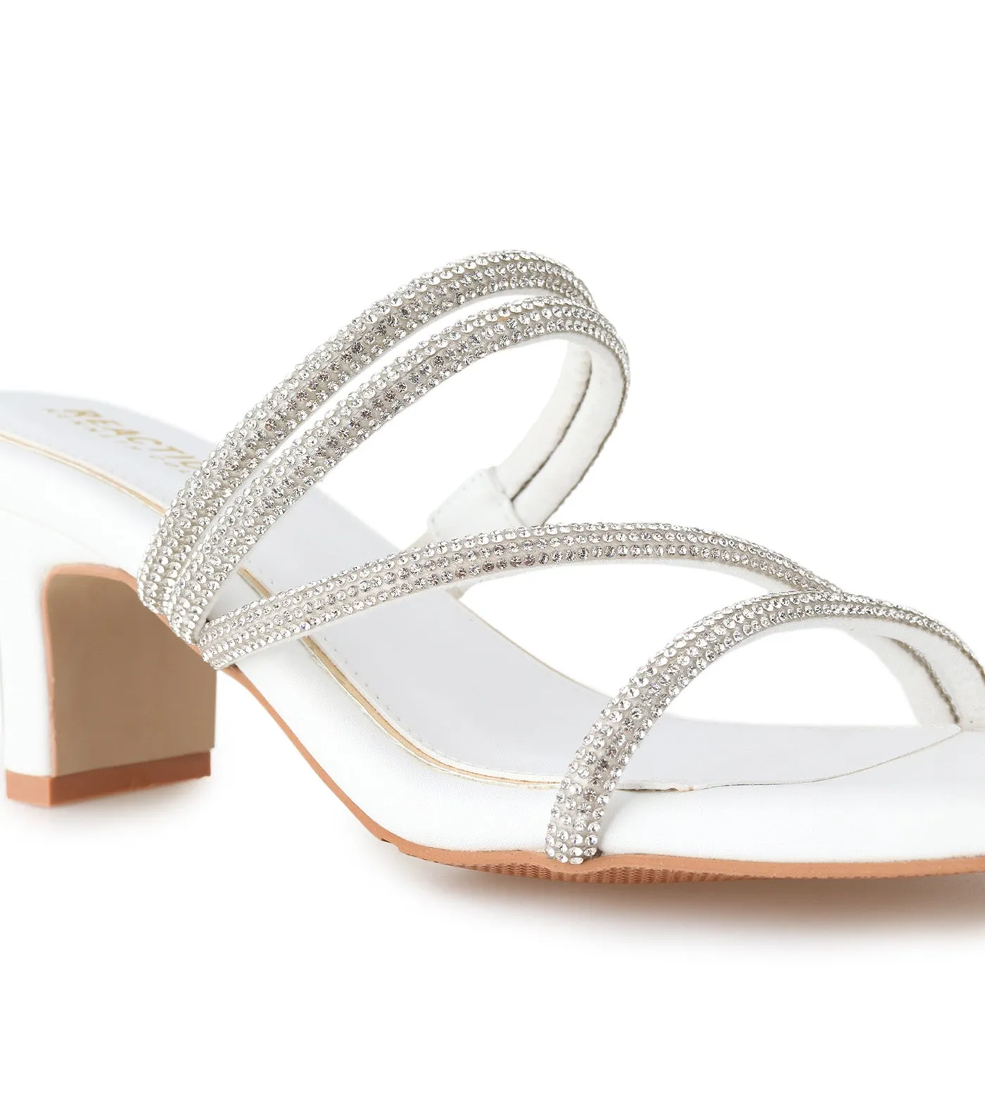 Ava Square Jewel White