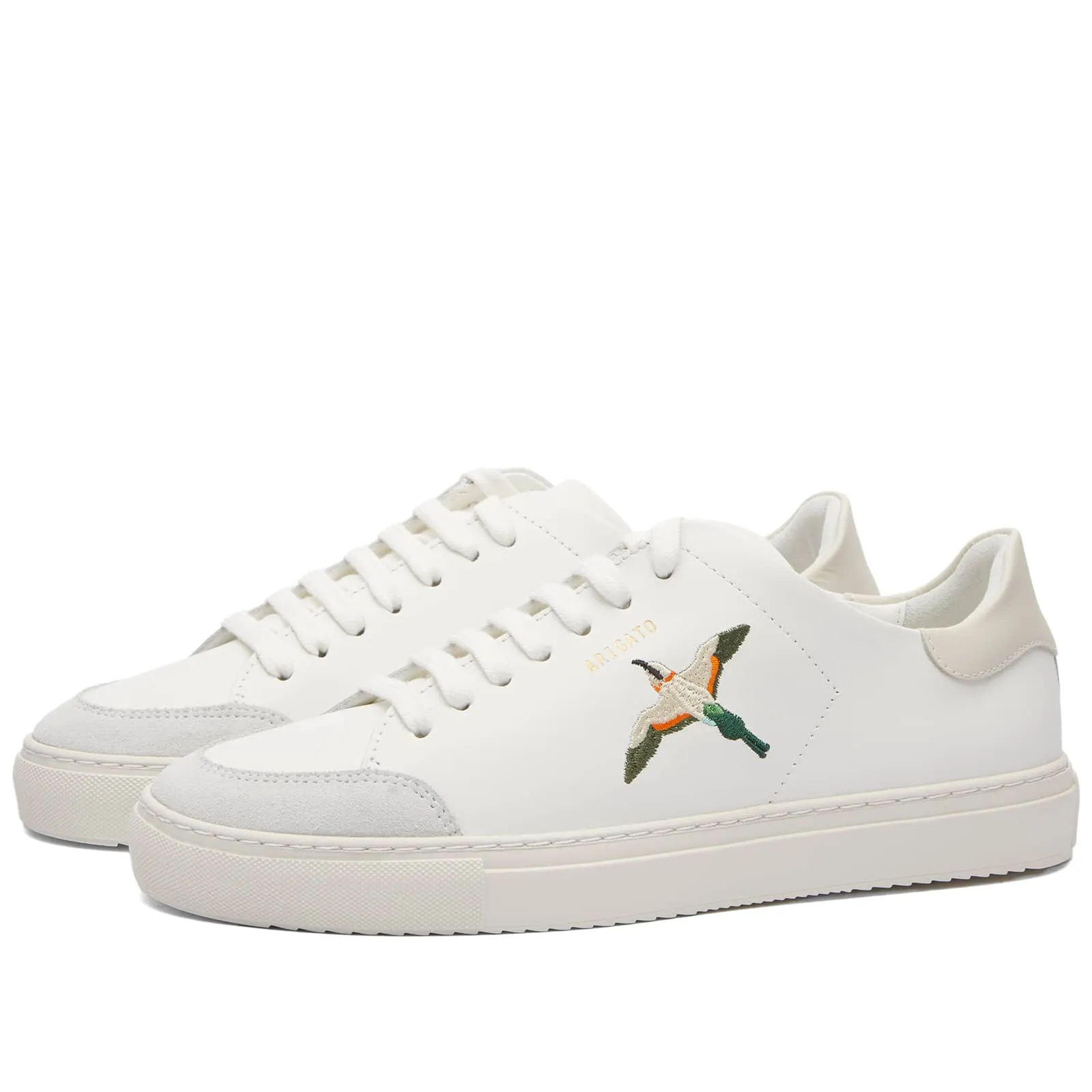 Axel Arigato Clean 90 Bee Bird Sneakers, White & Cremino