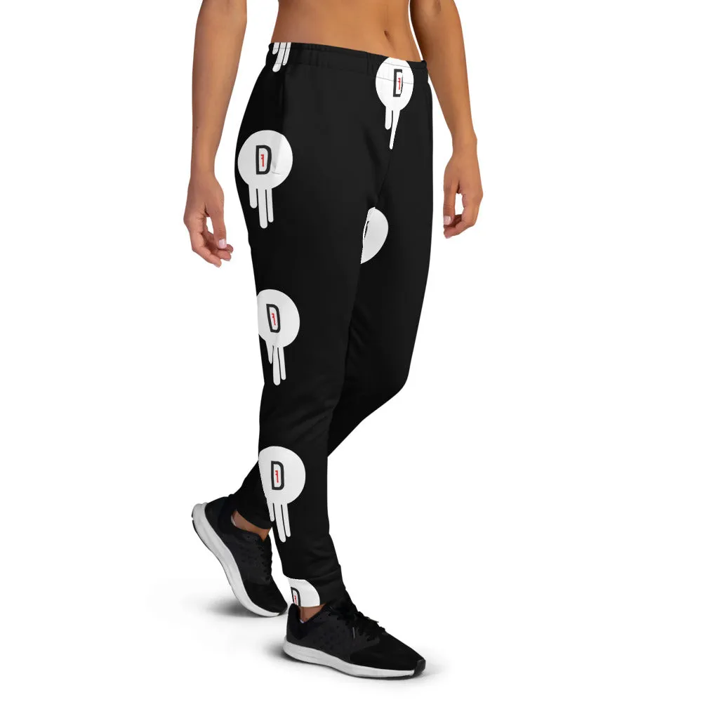Black Different Drip Women's Joggers