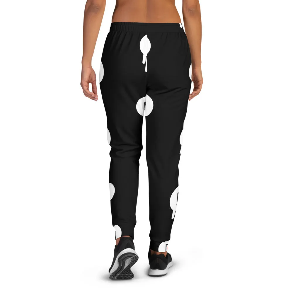 Black Different Drip Women's Joggers