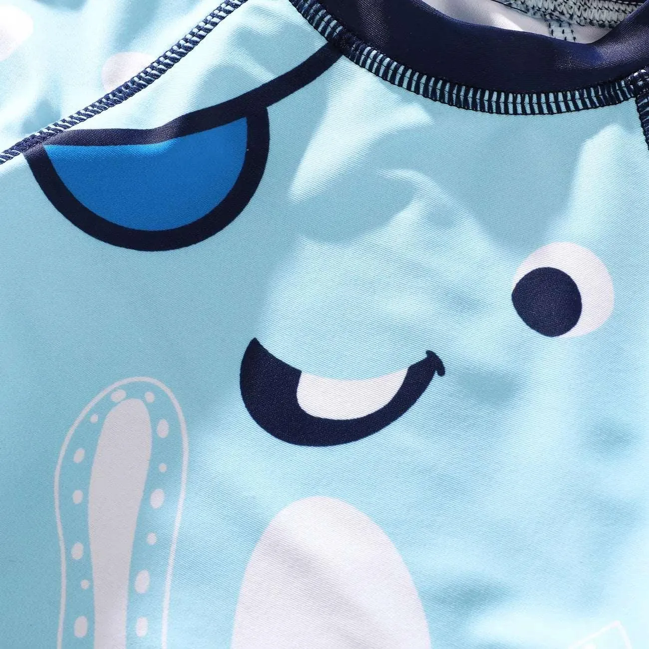 Childlike Marine Animal Swimsuit Set - Toddler Boy (2Pcs)