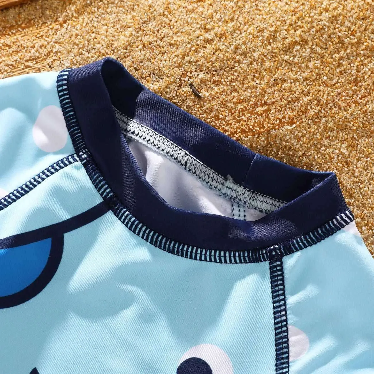 Childlike Marine Animal Swimsuit Set - Toddler Boy (2Pcs)