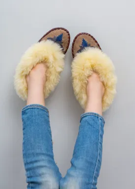 Children's Sheepskin Moccasins – Midnight