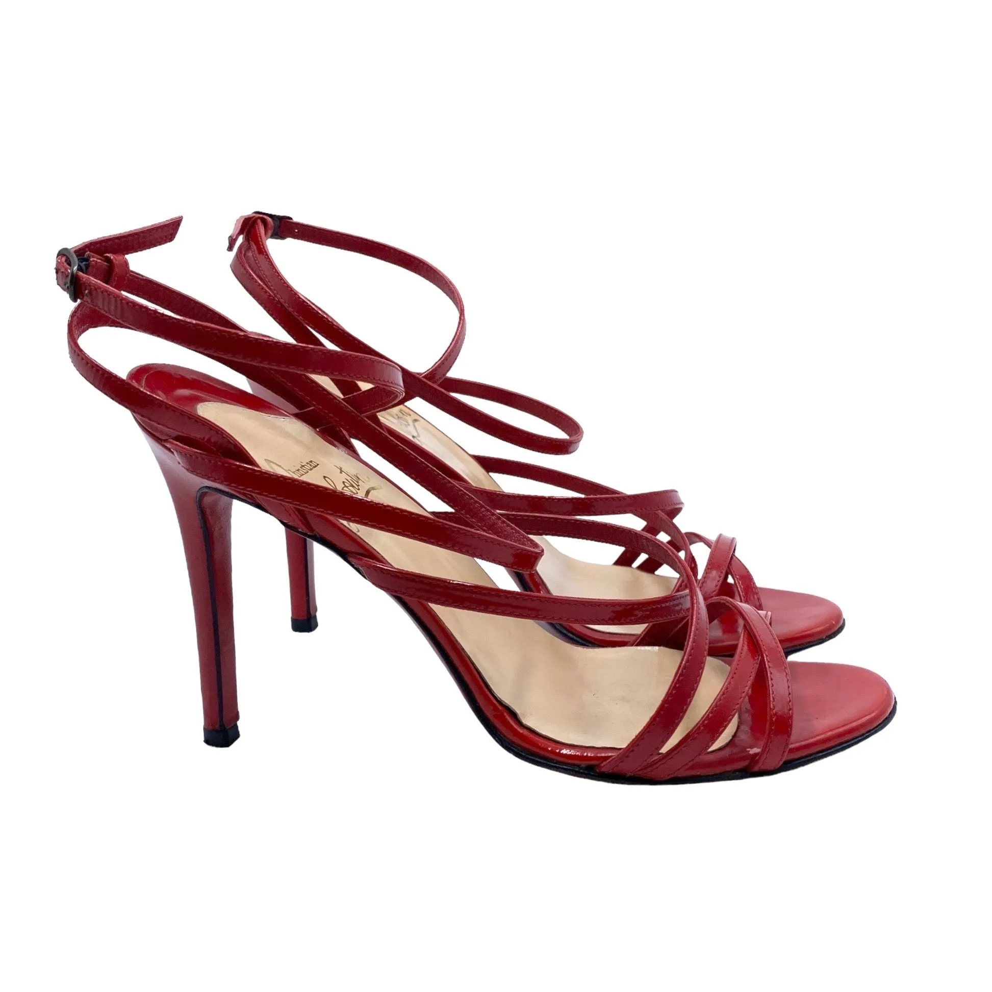 CHRISTIAN LOUBOUTIN STRAPPY SANDALS EU 36/ UK 3