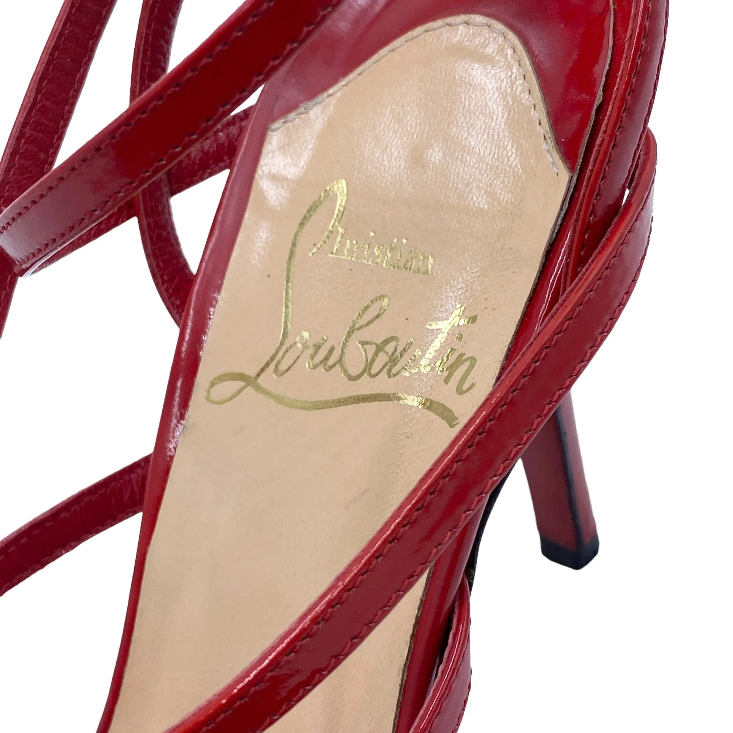 CHRISTIAN LOUBOUTIN STRAPPY SANDALS EU 36/ UK 3