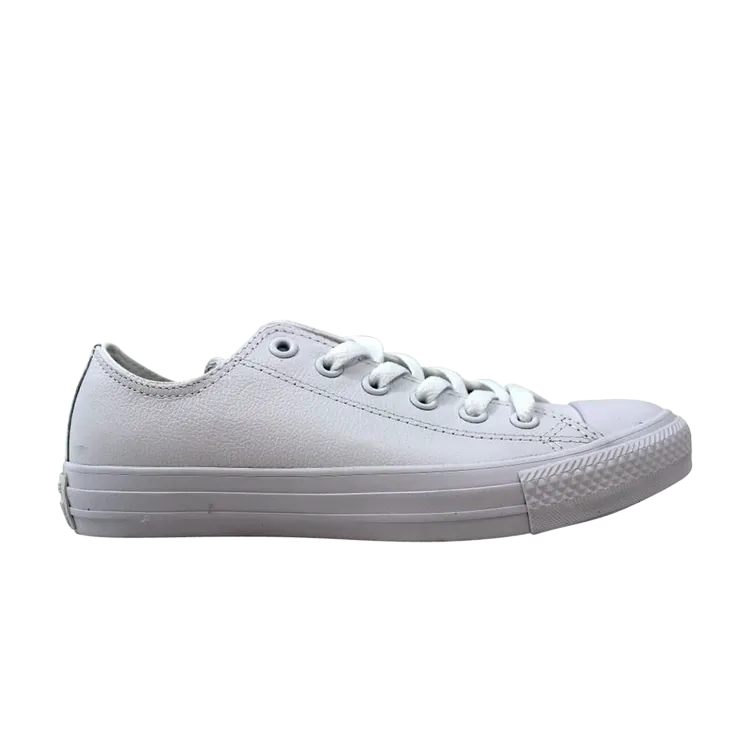 Converse Chuck Taylor All Star Ox Leather 'White' Sneakers, White