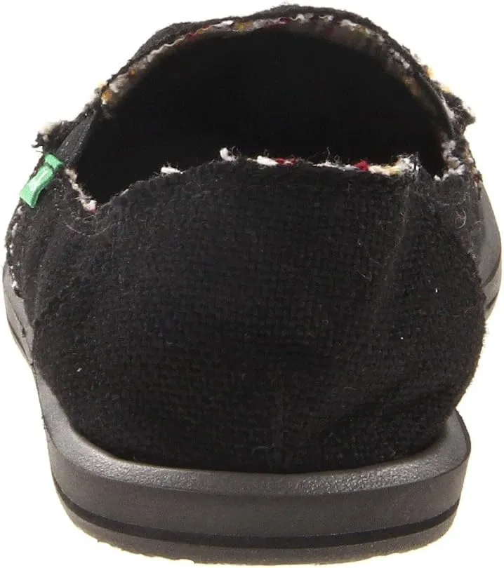 Donna Hemp Sanuk loafers, black