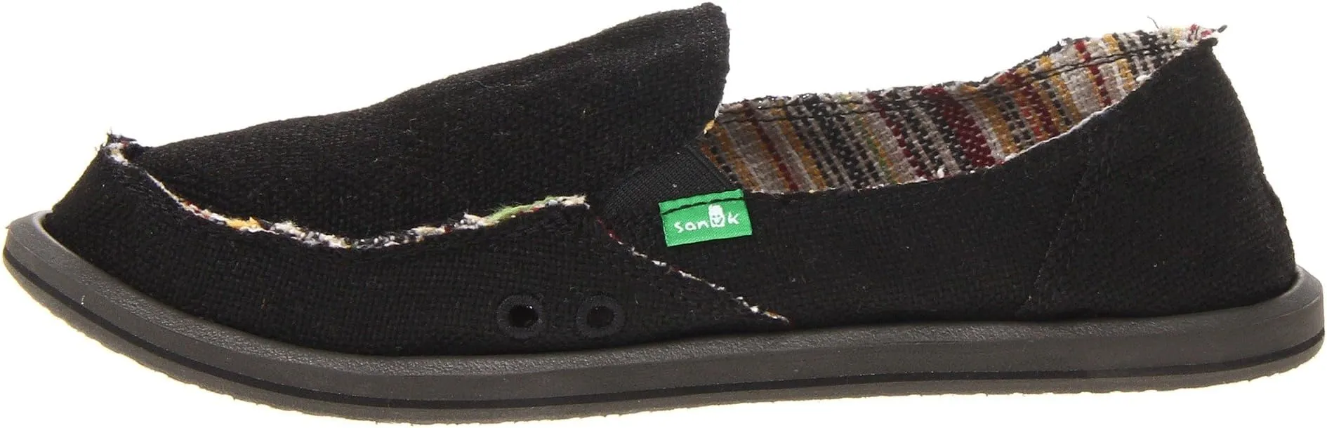 Donna Hemp Sanuk loafers, black
