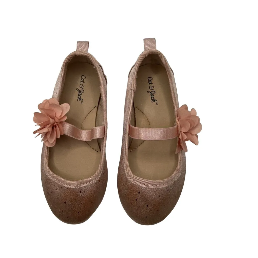 Dress Up Flat Shoes / Sparkles   Flower