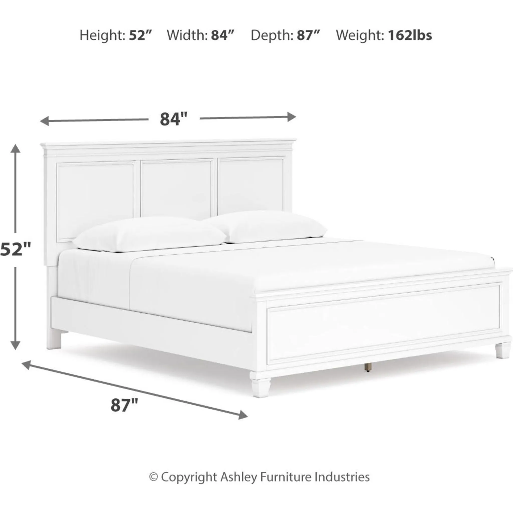 Fortman 5 Piece Panel Bedroom