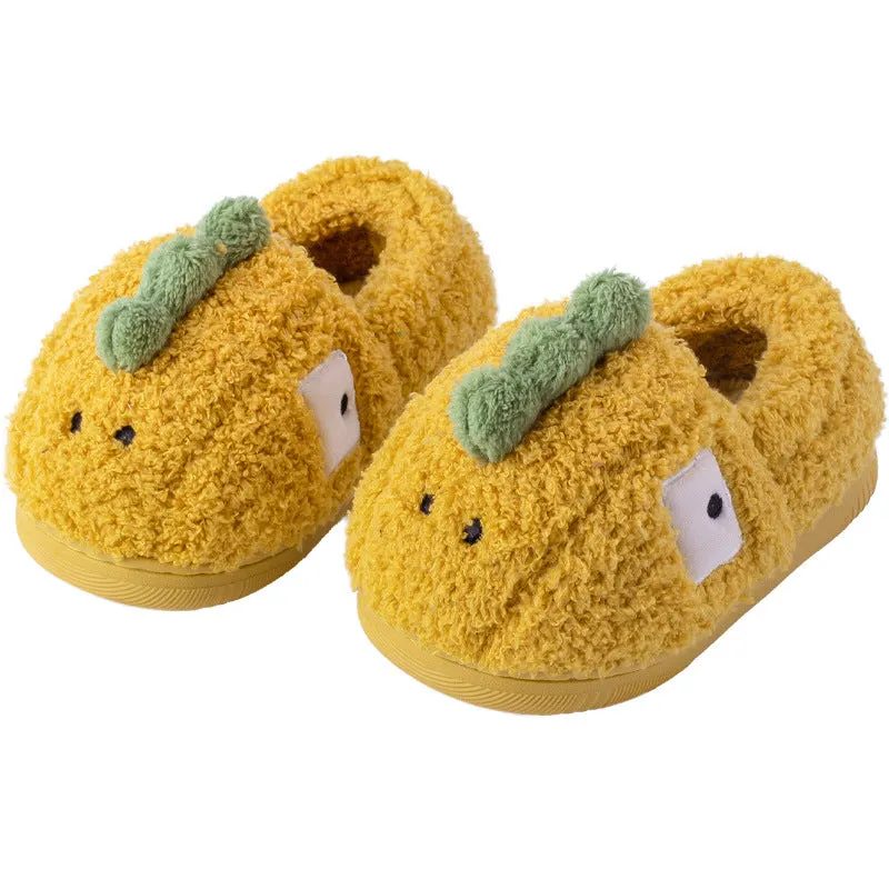 Fuzzy Character Slippers for Toddlers