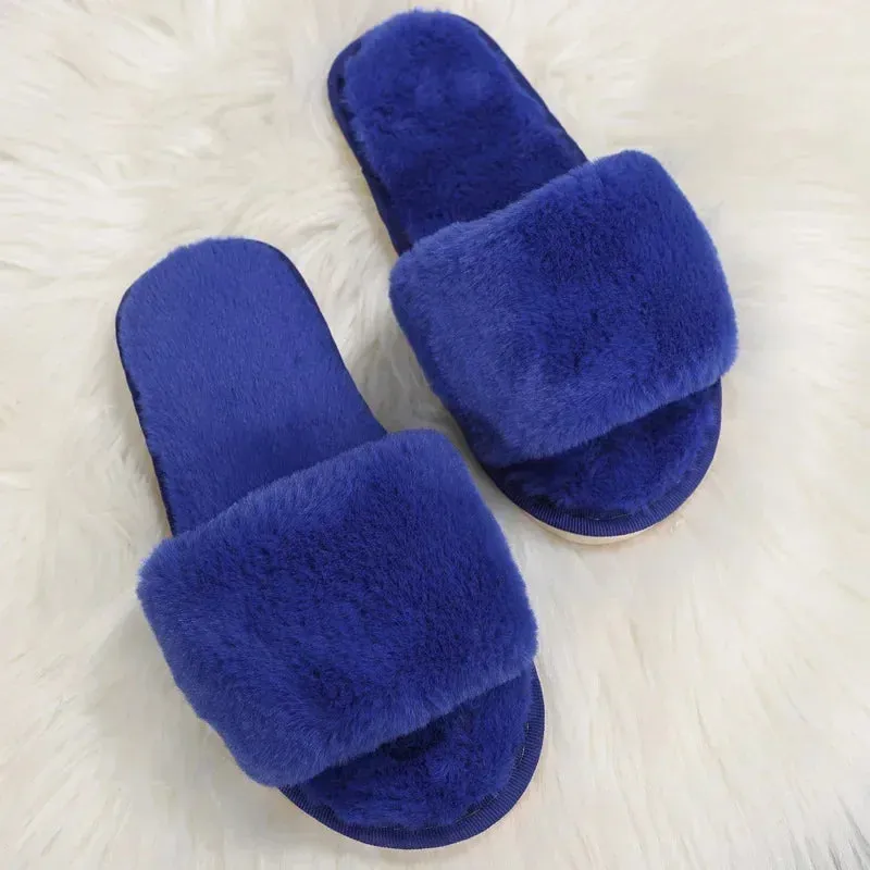 Fuzzy Slippers for Women