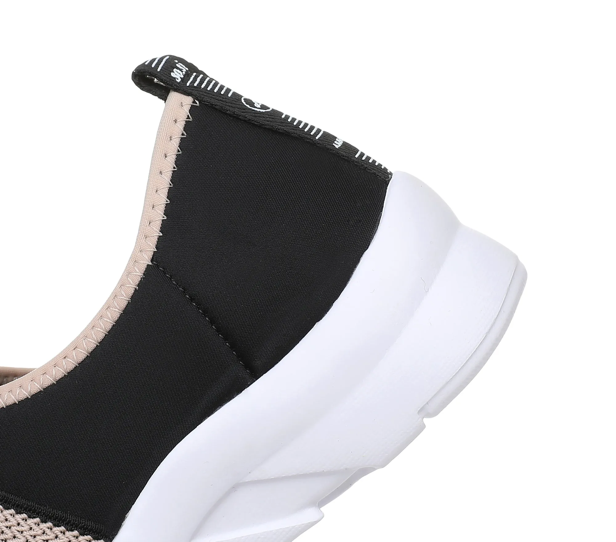 Gleaming Slip Sneakers - Rose & Black (S005033)