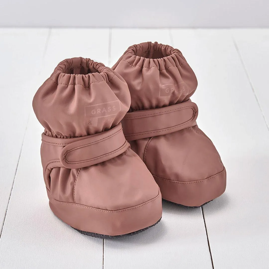Grass & Air Mini Adventure PU Bootie - Rose