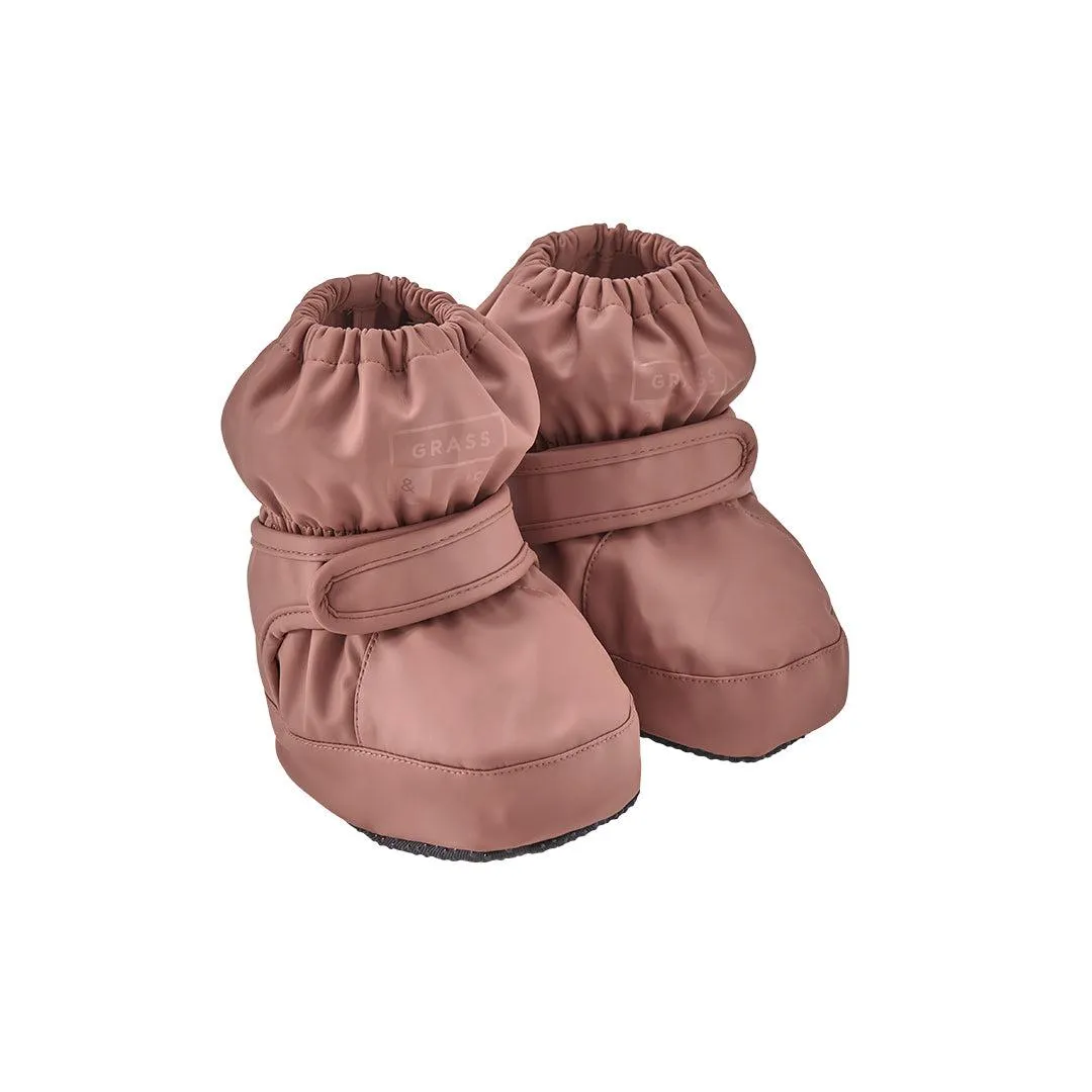 Grass & Air Mini Adventure PU Bootie - Rose