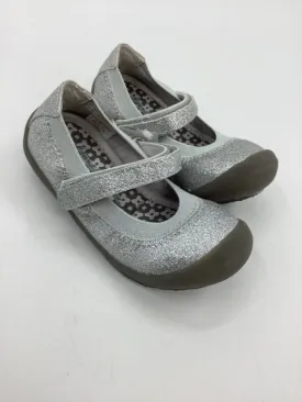 Hanna Andersson Child Size 8.5 Toddler Silver Dress Shoes