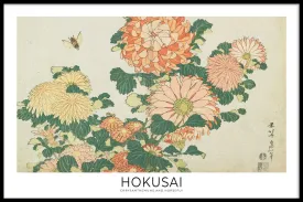 Hokusai - Chrysanthemums and Horsefly