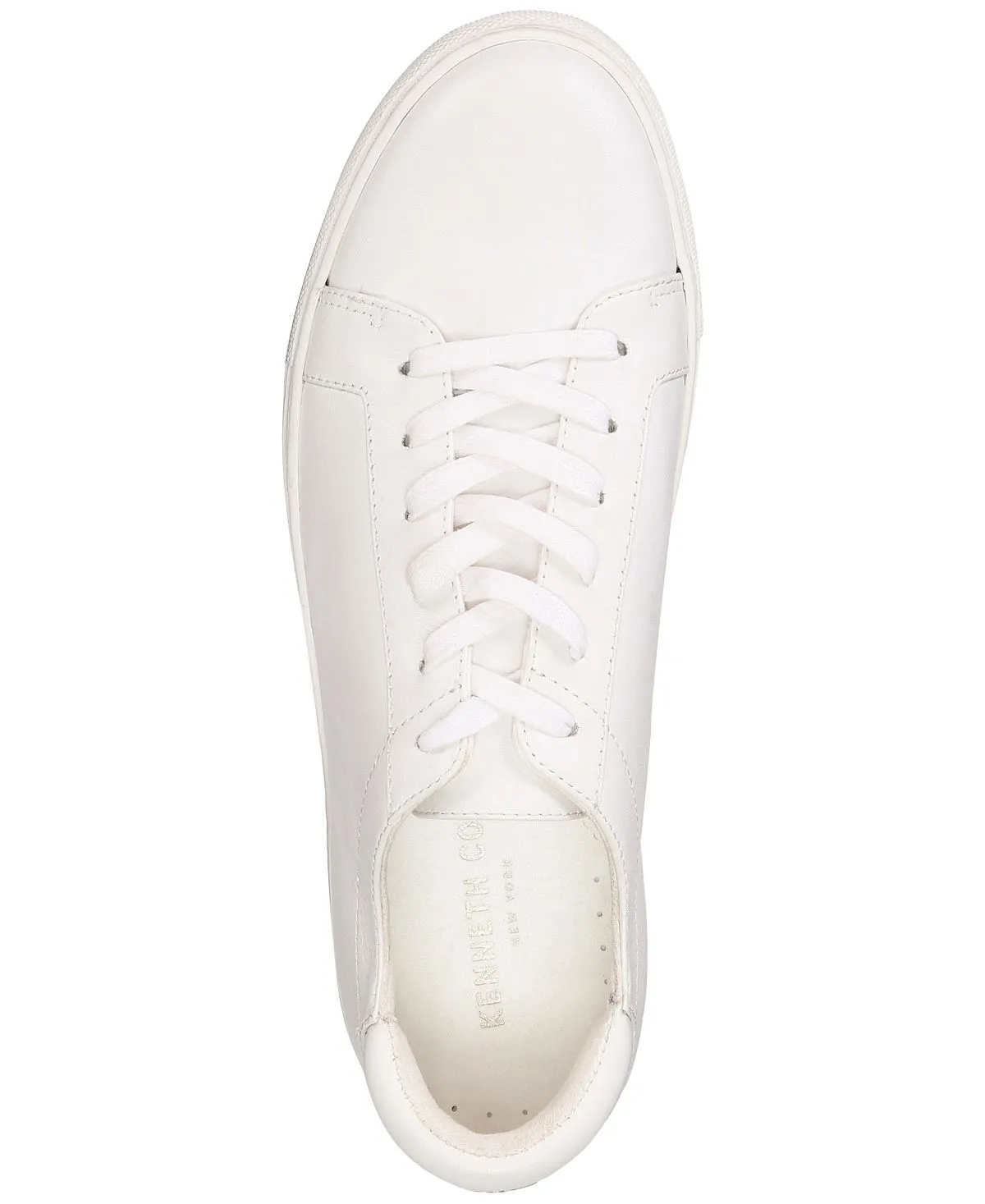 Kenneth Cole Women's Leather Lace-Up Sneakers Kenneth Cole New York, White