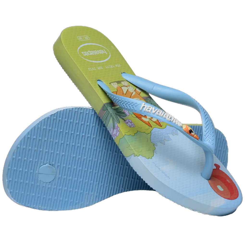 Kids Slim Bluey Flip Flops