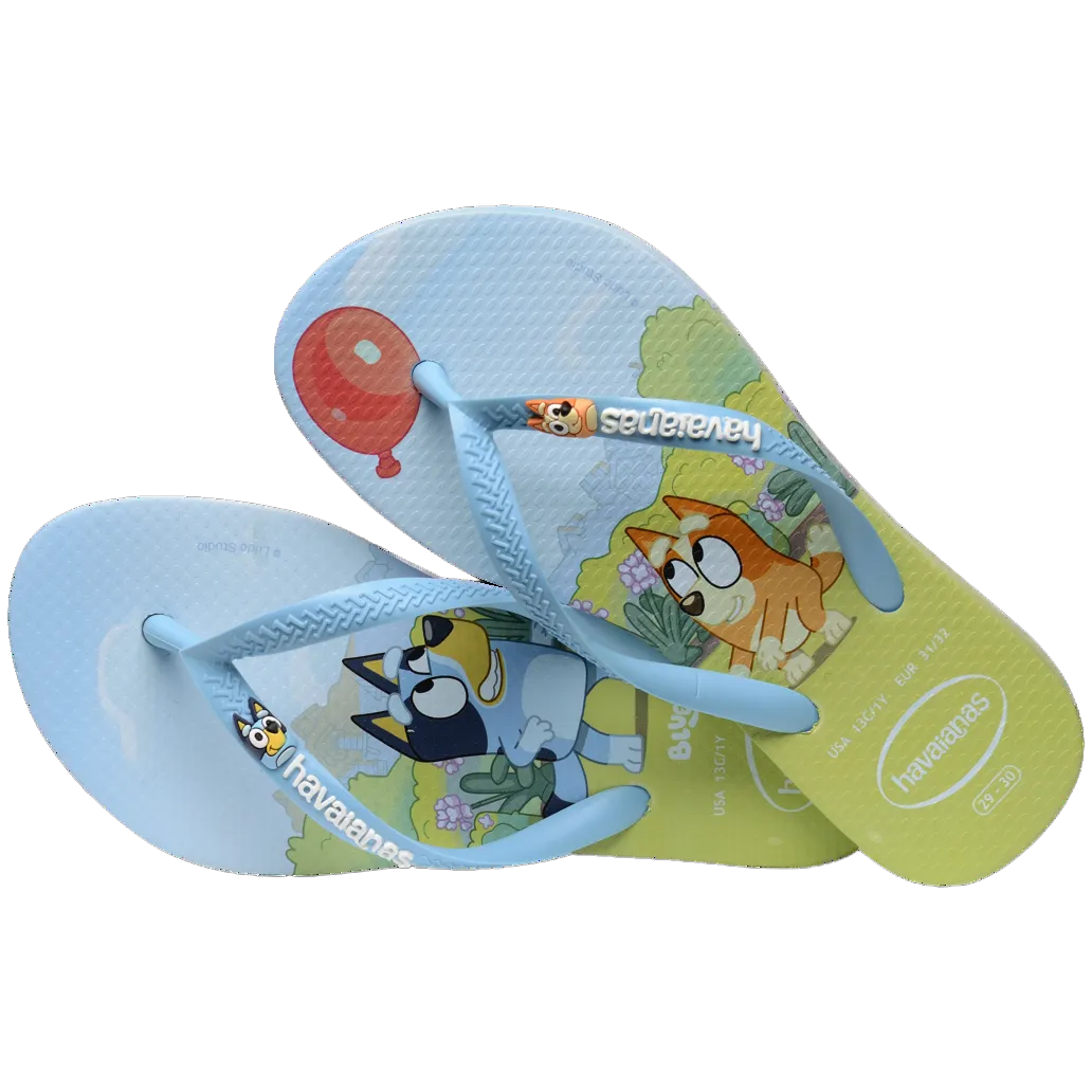 Kids Slim Bluey Flip Flops