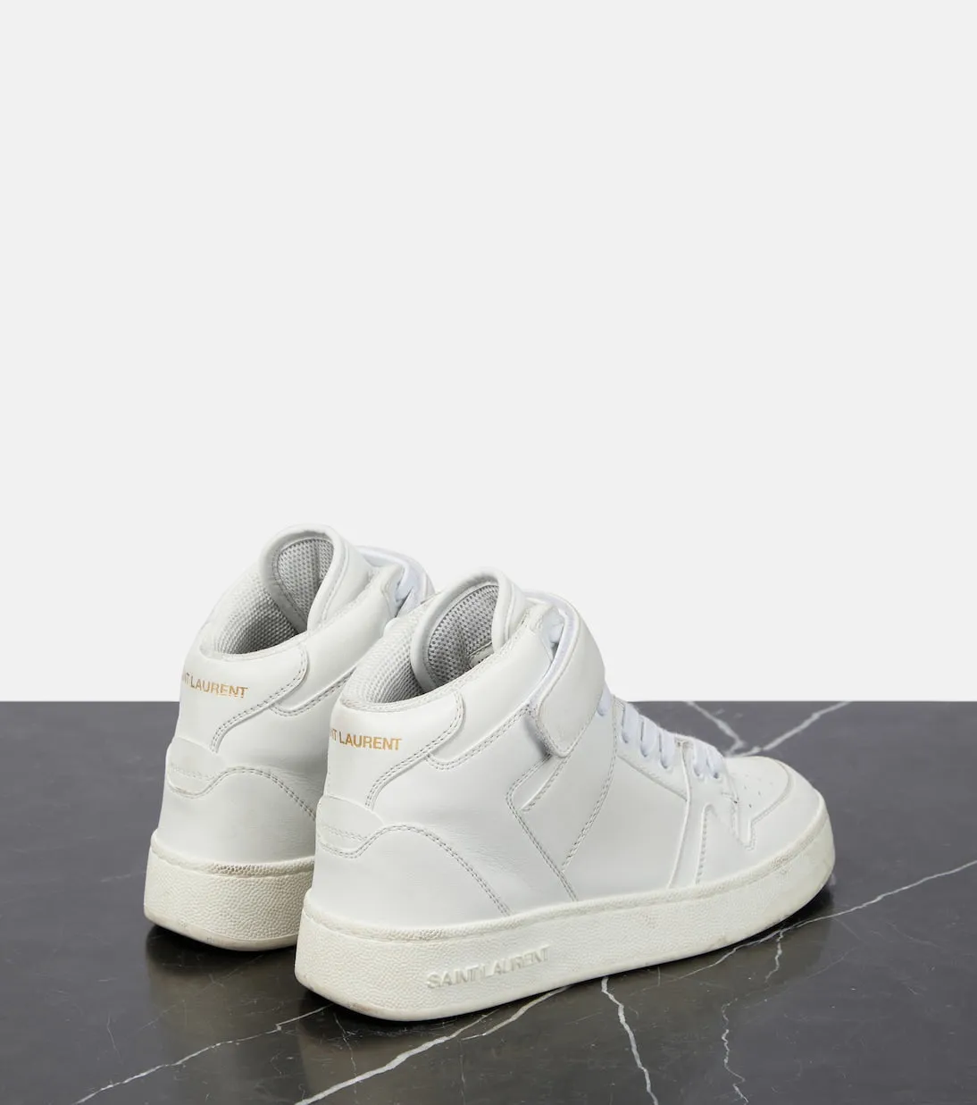 Lax sneakers in Saint Laurent leather, white