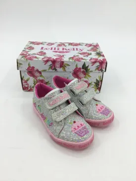 Lelli Kelly Child Size 9 Toddler Silver Sneakers