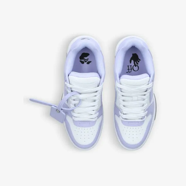 LLC low leather sneakers Off-White, lilac