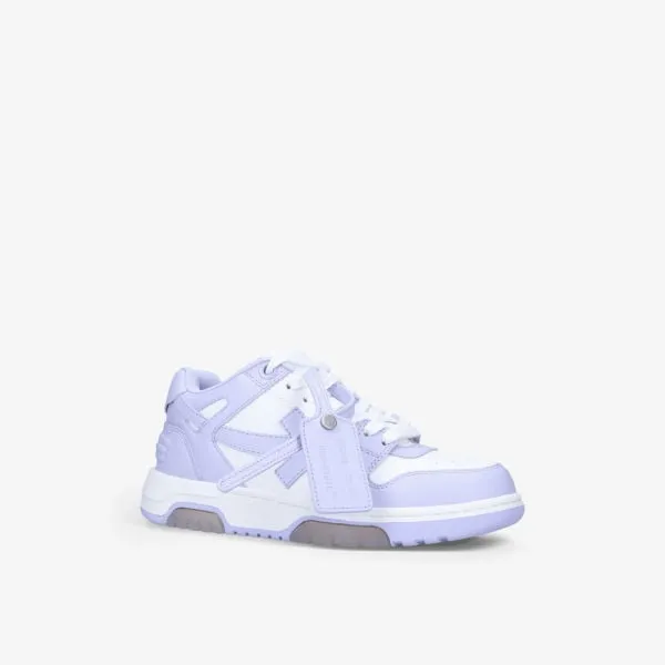 LLC low leather sneakers Off-White, lilac