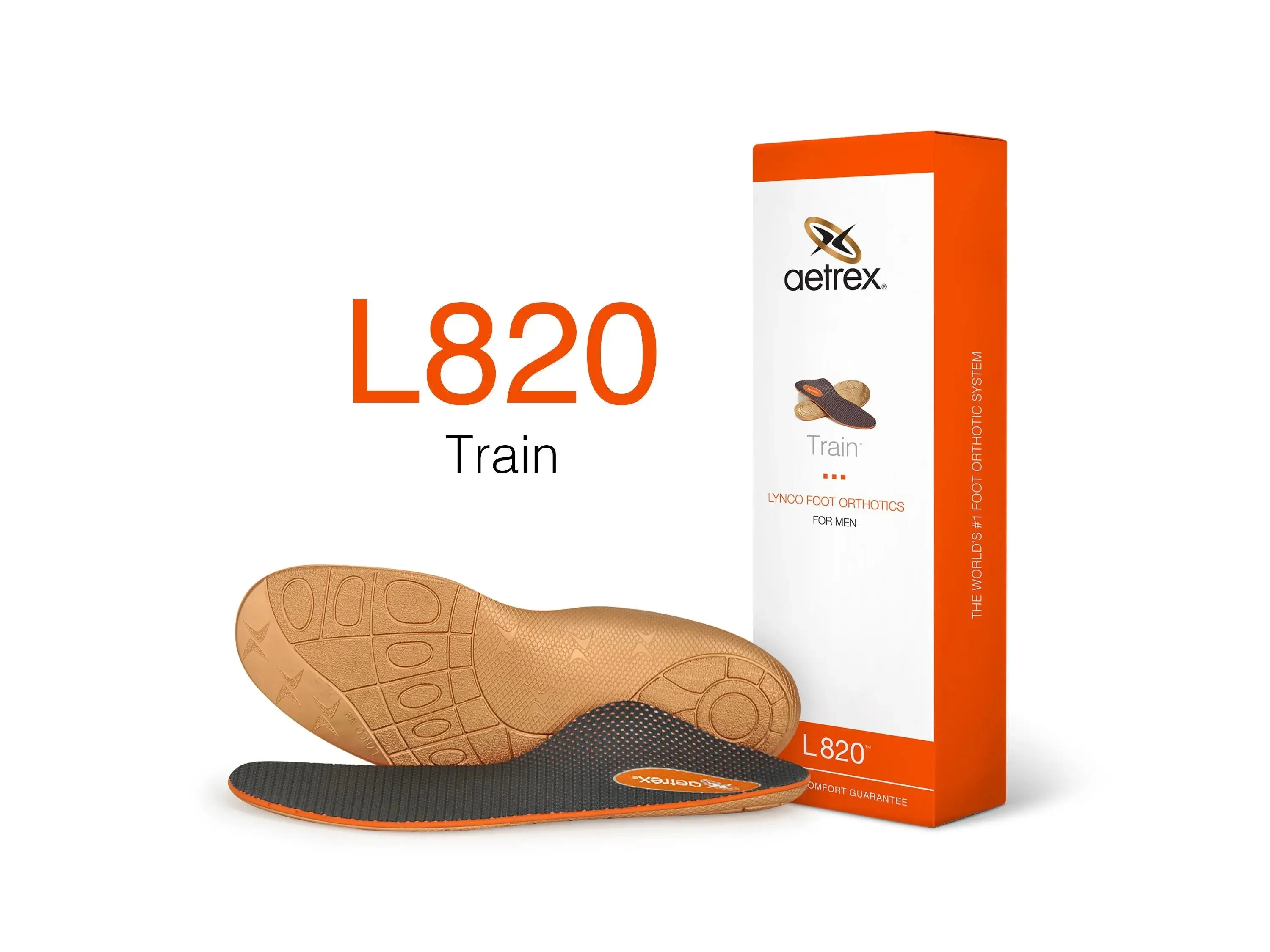 Men’s Aetrex Lynco L820 – Shock-Absorbing Orthotic for Active Support