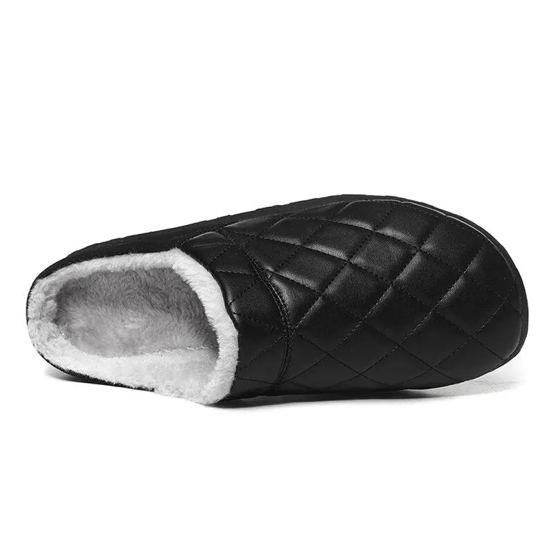 Men's Slippers with Plush Lining