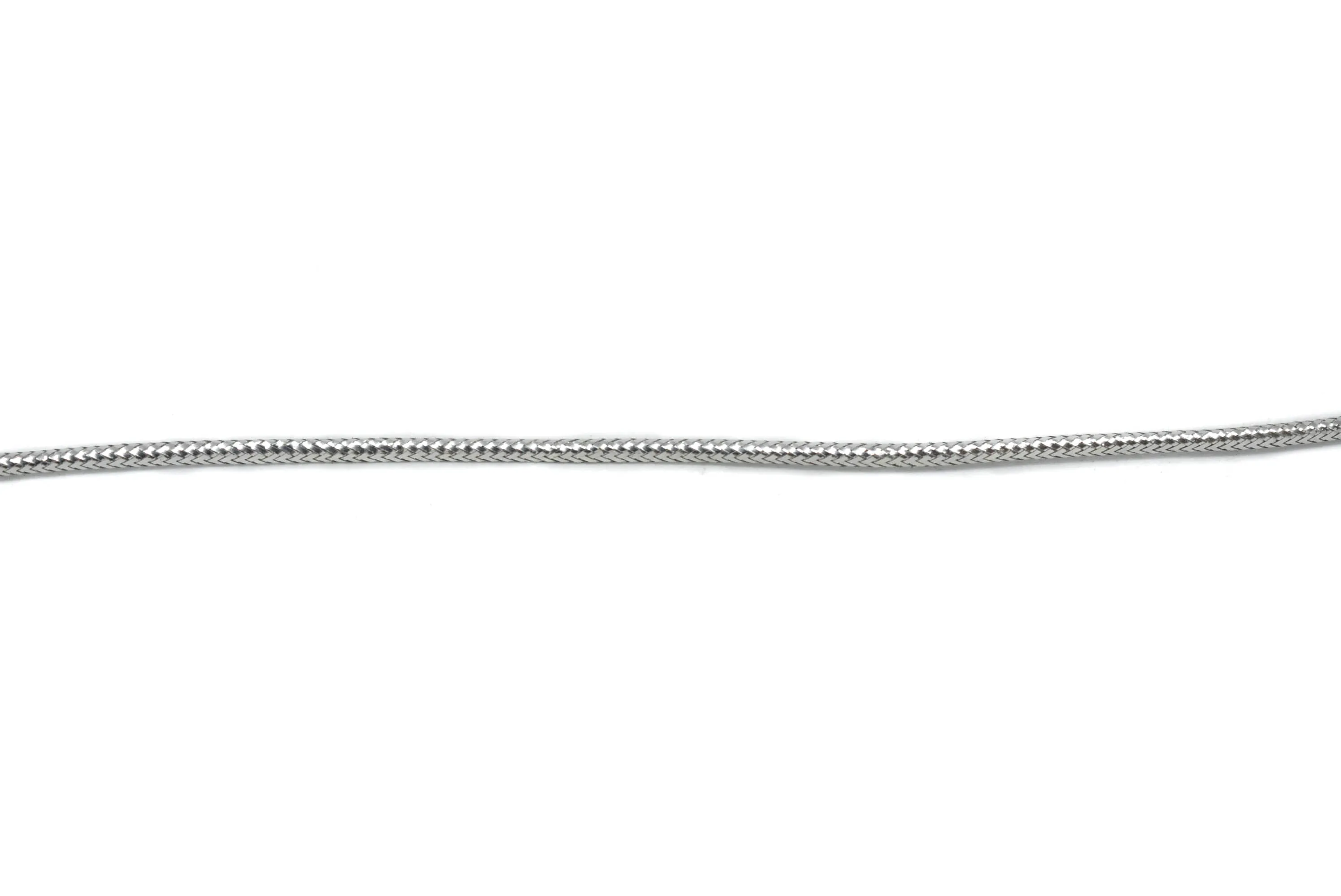 Metallic Silver Braided Cord (4mm & 7.5mm)