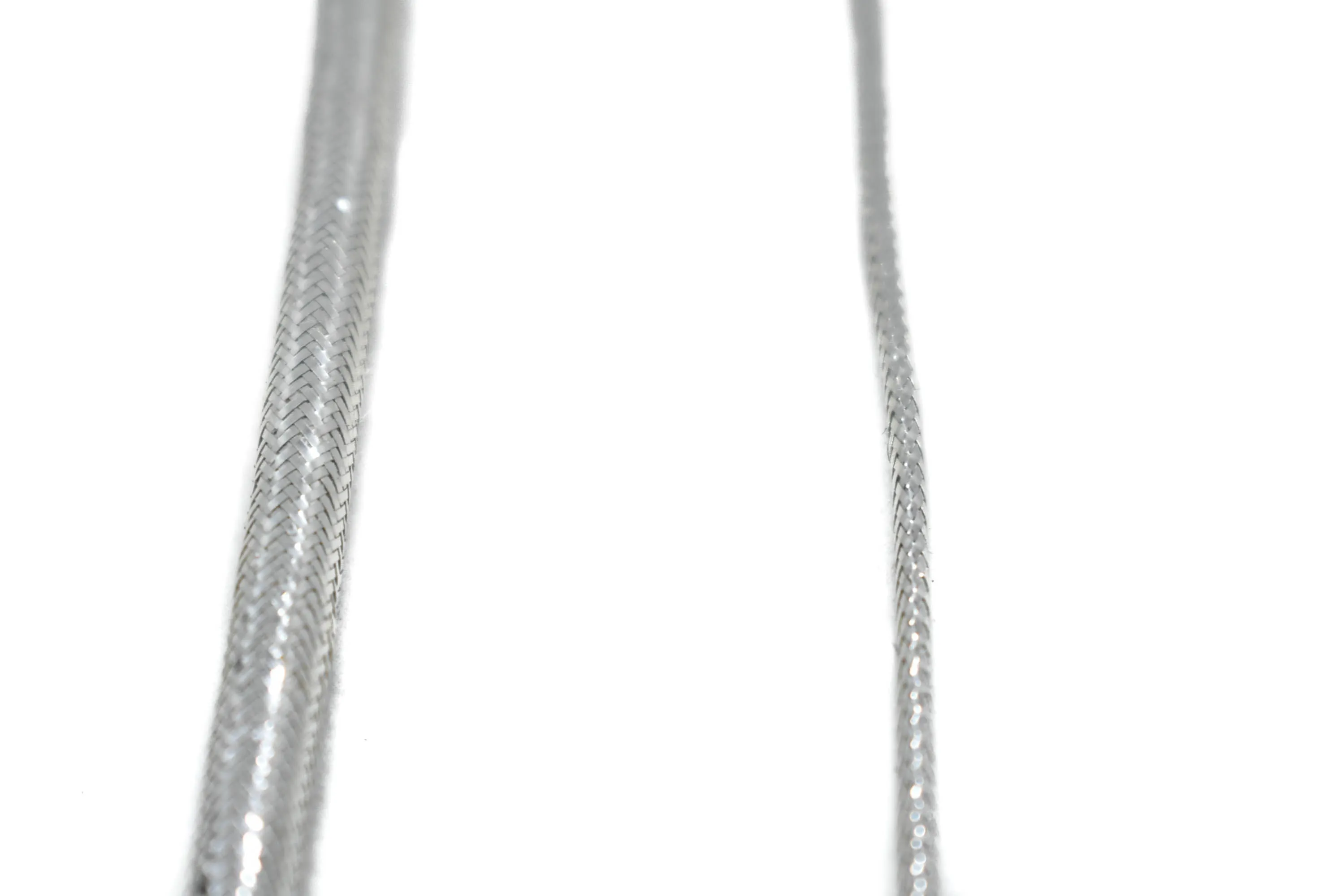 Metallic Silver Braided Cord (4mm & 7.5mm)