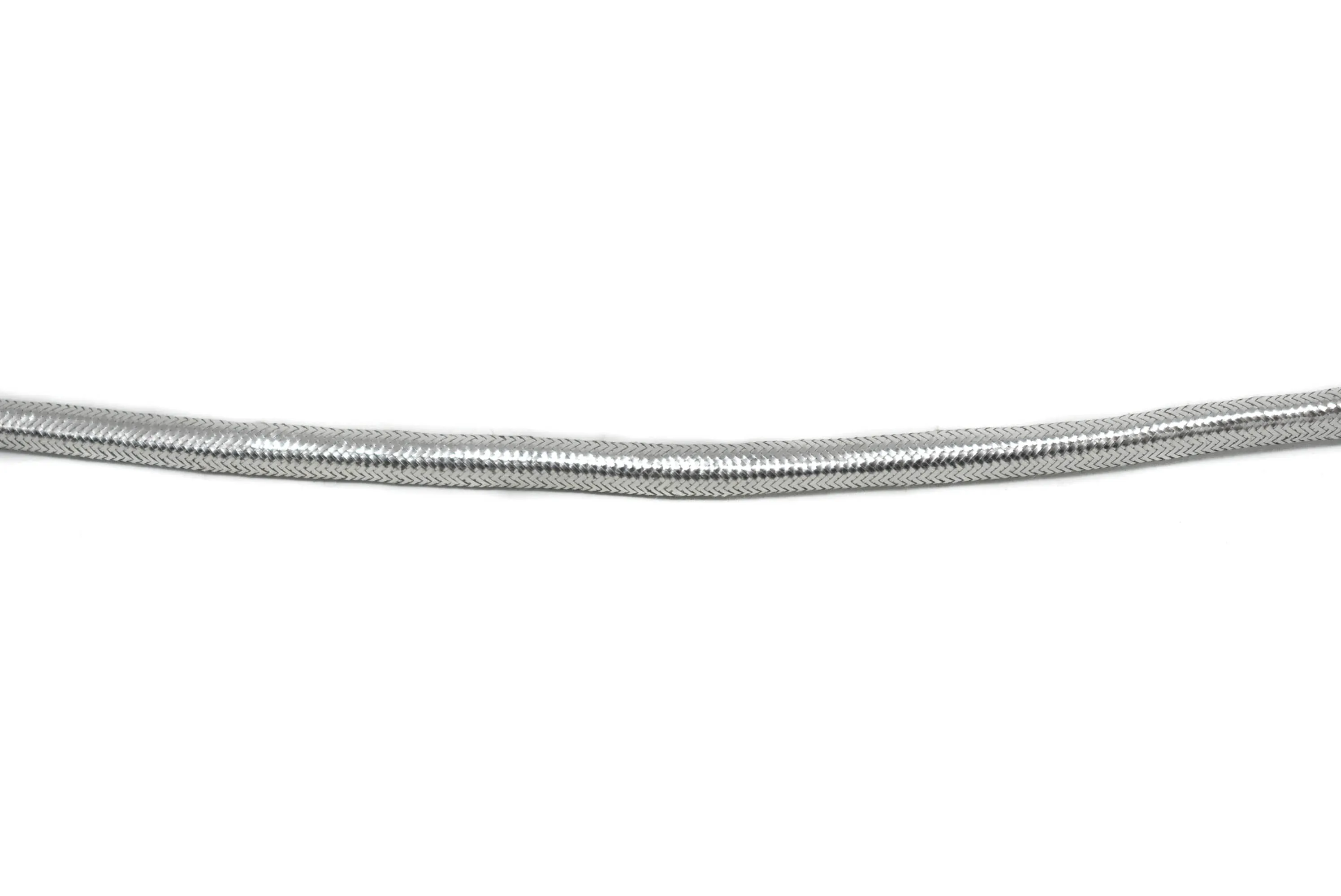 Metallic Silver Braided Cord (4mm & 7.5mm)