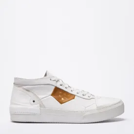 Mundialito mid white sneakers