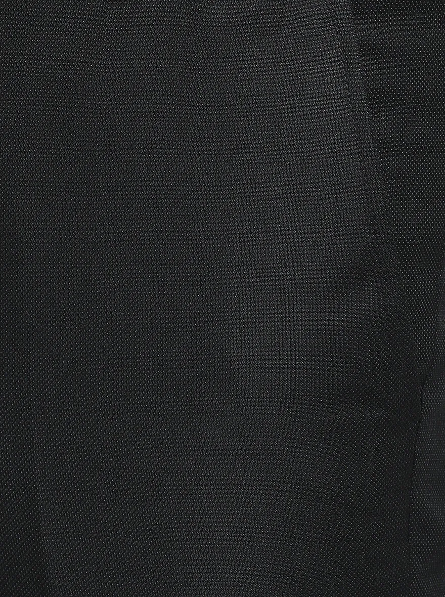 Olive Solid Slim Fit Formal Trouser | Metal