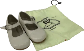 Papouelli Cream Sienna Leather Shoes UK 7 EU 24 👼