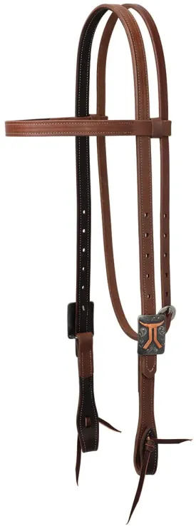 Smarty x Synergy Latigo Lined Oiled Harness Leather Headstall