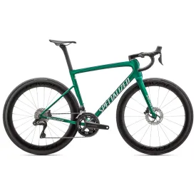 SPECIALIZED Tarmac SL8 PRO 2024 Shimano Ultegra DI2 Complete Road Bike - GLOSS PINE GREEN METALLIC / WHITE
