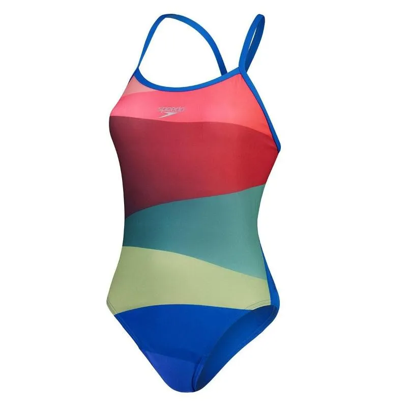 Speedo Placement Digital Turnback Women's Swimming Costume
