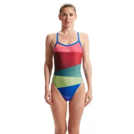 Speedo Placement Digital Turnback Women's Swimming Costume