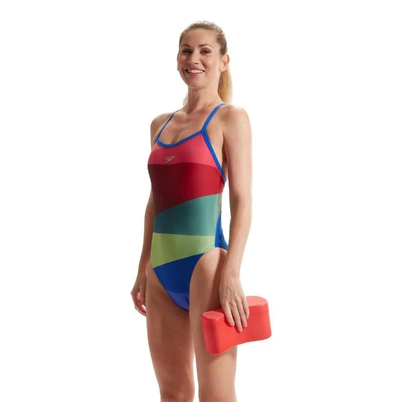 Speedo Placement Digital Turnback Women's Swimming Costume