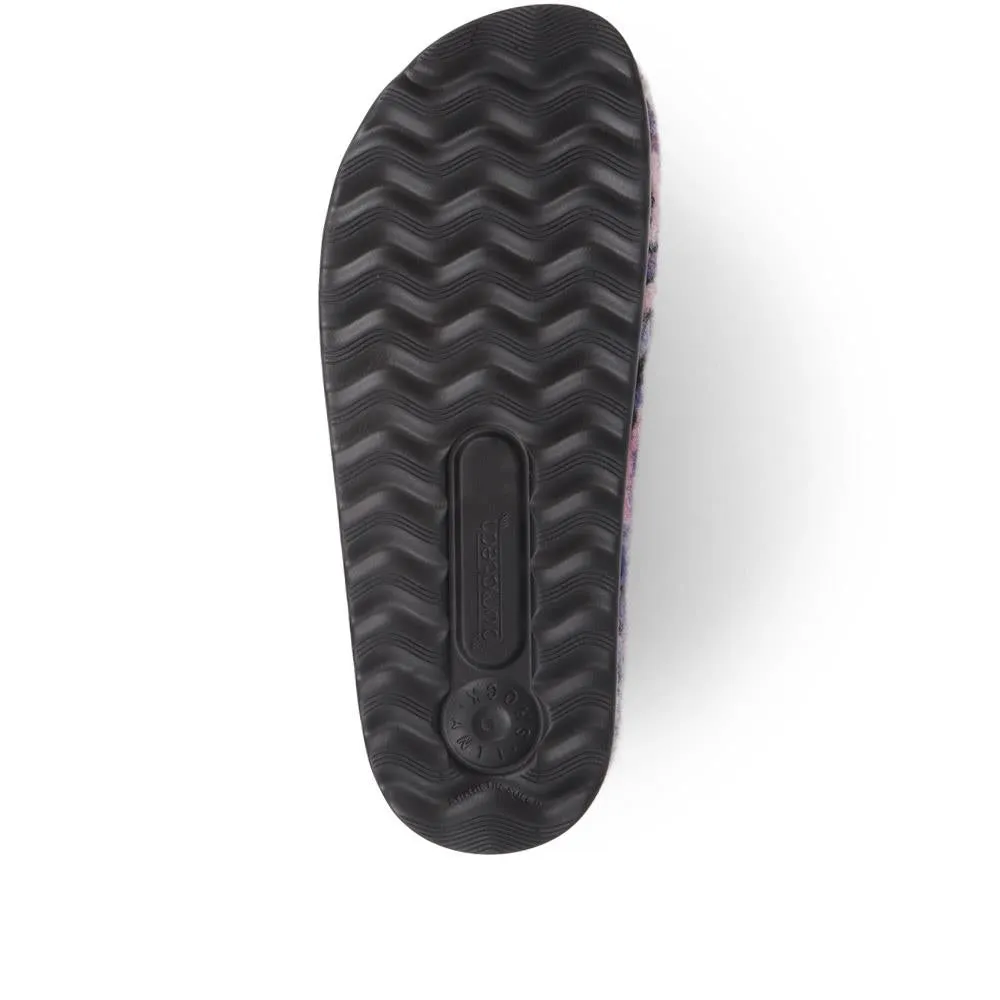 Swirl Patterned Mule Sandals - FLY38021 / 324 107
