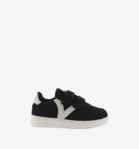 Tiempo Split Leather Trainers in Marino