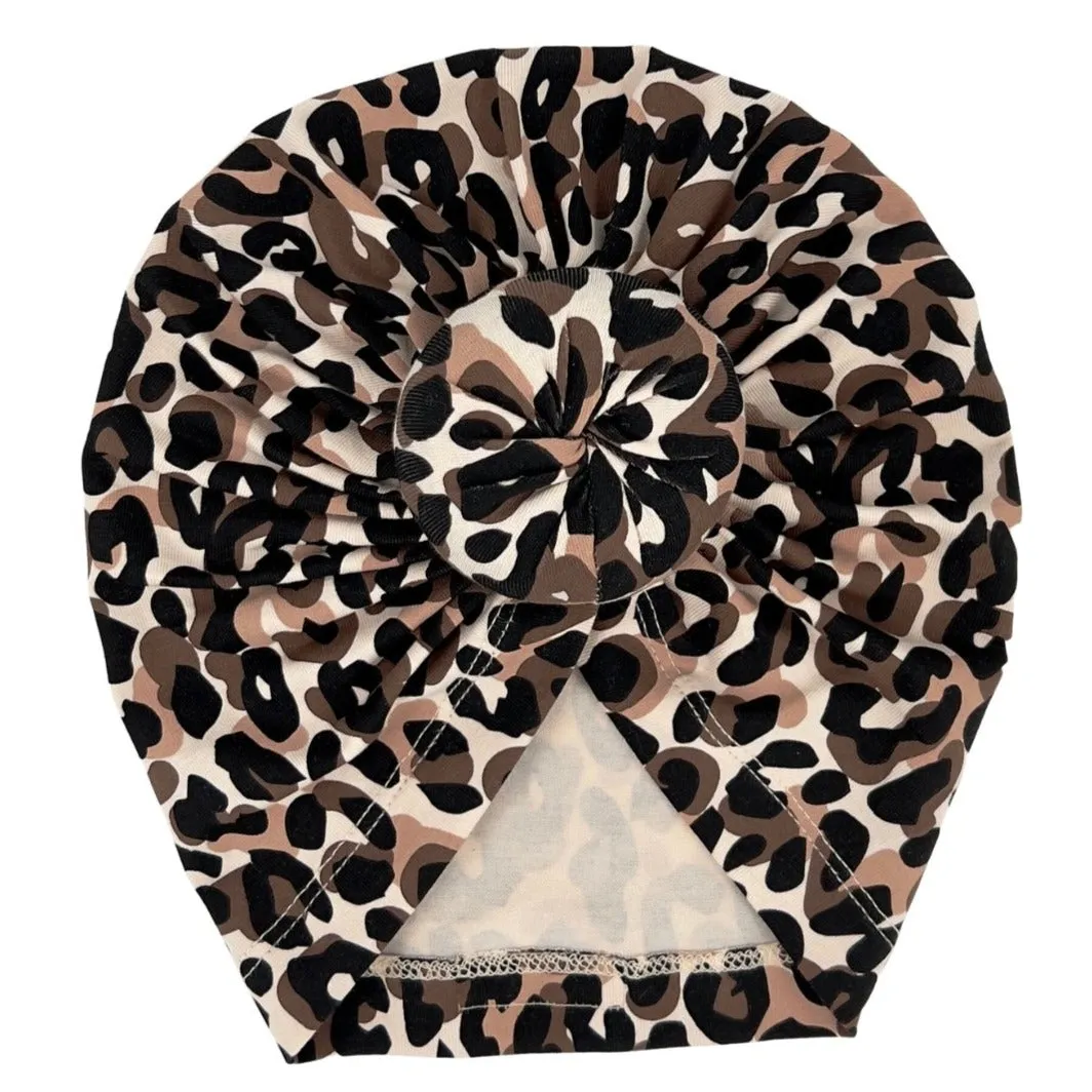 Turban mutsje velvet zwart Mae