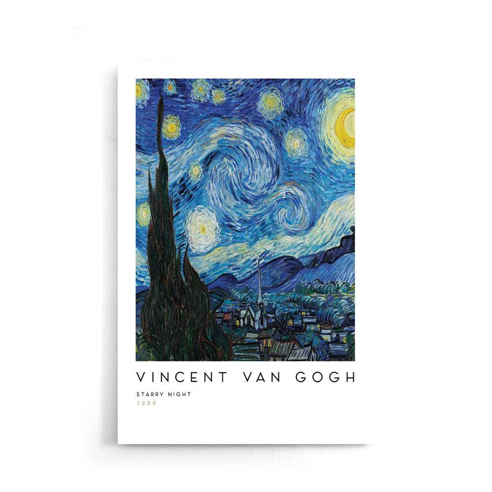 Vincent van Gogh - De Sterrennacht
