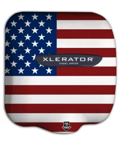 XLERATOR® Hand Dryer American Flag XL-SI-FLAG