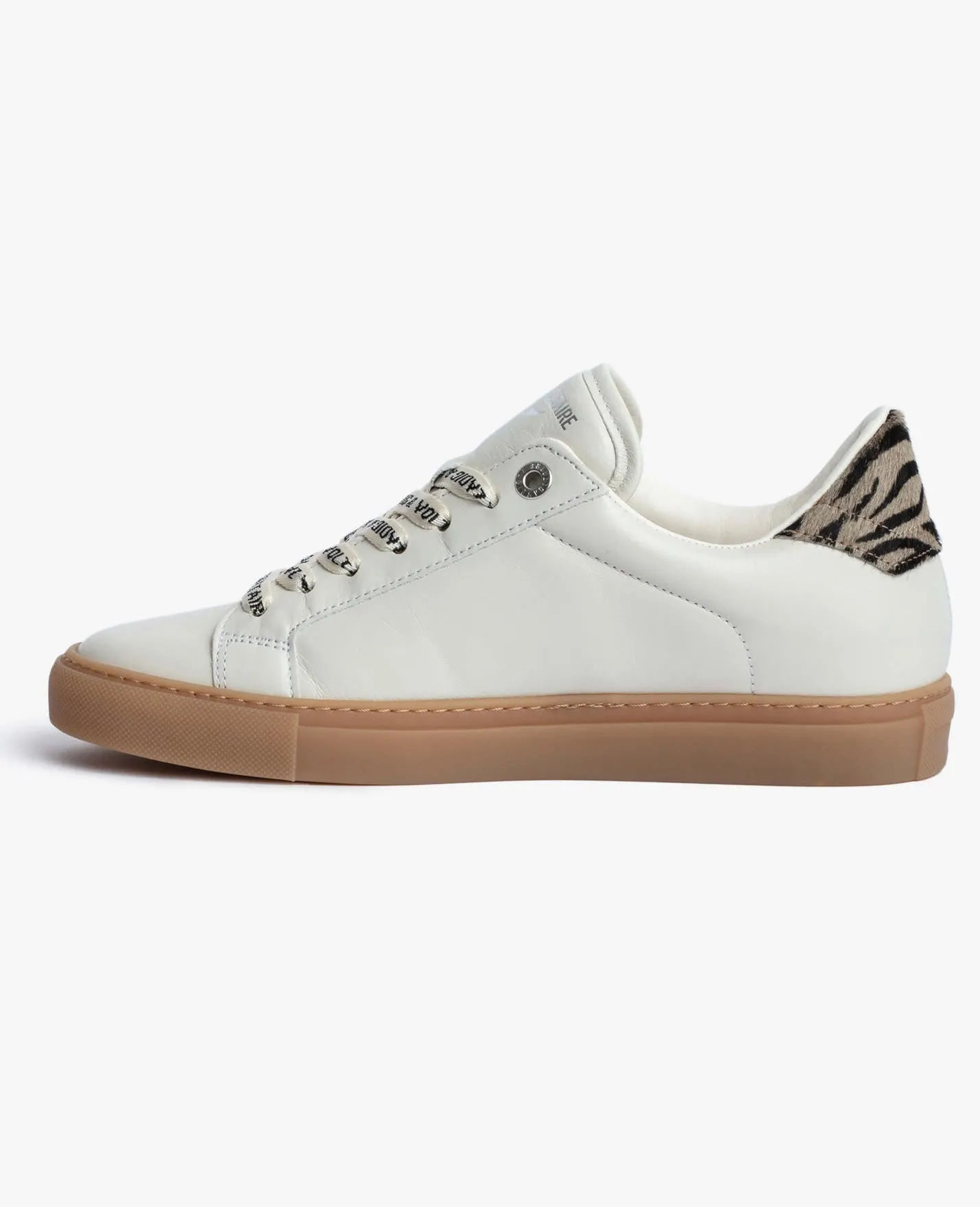 Zadig & Voltaire ZV1747 Zebra Printed Sneakers